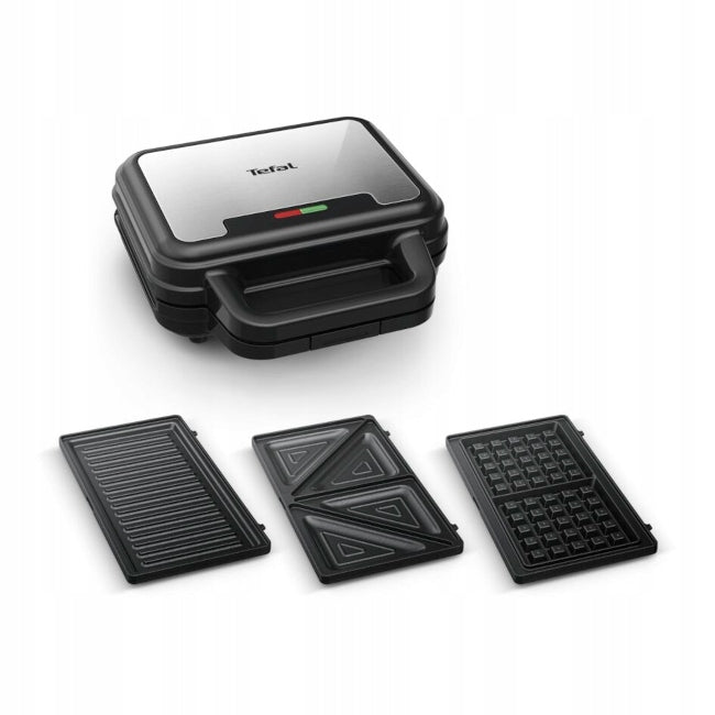 STRONG TOASTER WAFFLE MAKER TOASTER TEFAL NON-STICK COATING WAFFLE 3IN1 Brand 100