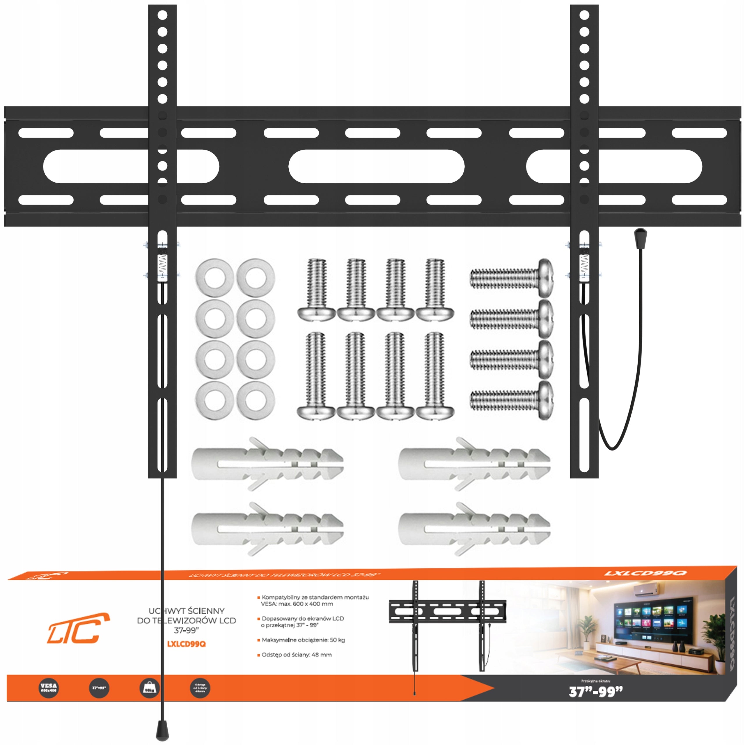 STRONG TV HANGER HOLDER ROTARY MONITOR FOR TV WALL LCD 37-99