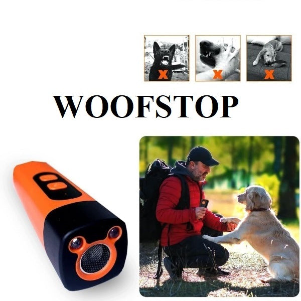 STRONG ULTRASONIC DOG REPELLENT TRAINER FOR BARKING FLASHLIGHT Brand no brand