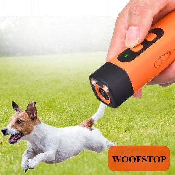 STRONG ULTRASONIC DOG REPELLENT TRAINER FOR BARKING FLASHLIGHT Manufacturer code 8581682983161