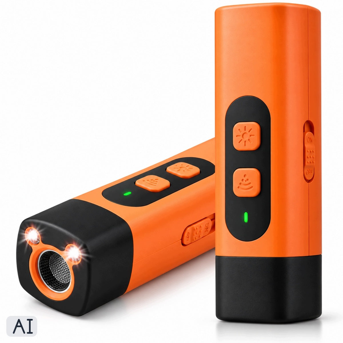 STRONG ULTRASONIC DOG REPELLENT TRAINER FOR BARKING FLASHLIGHT