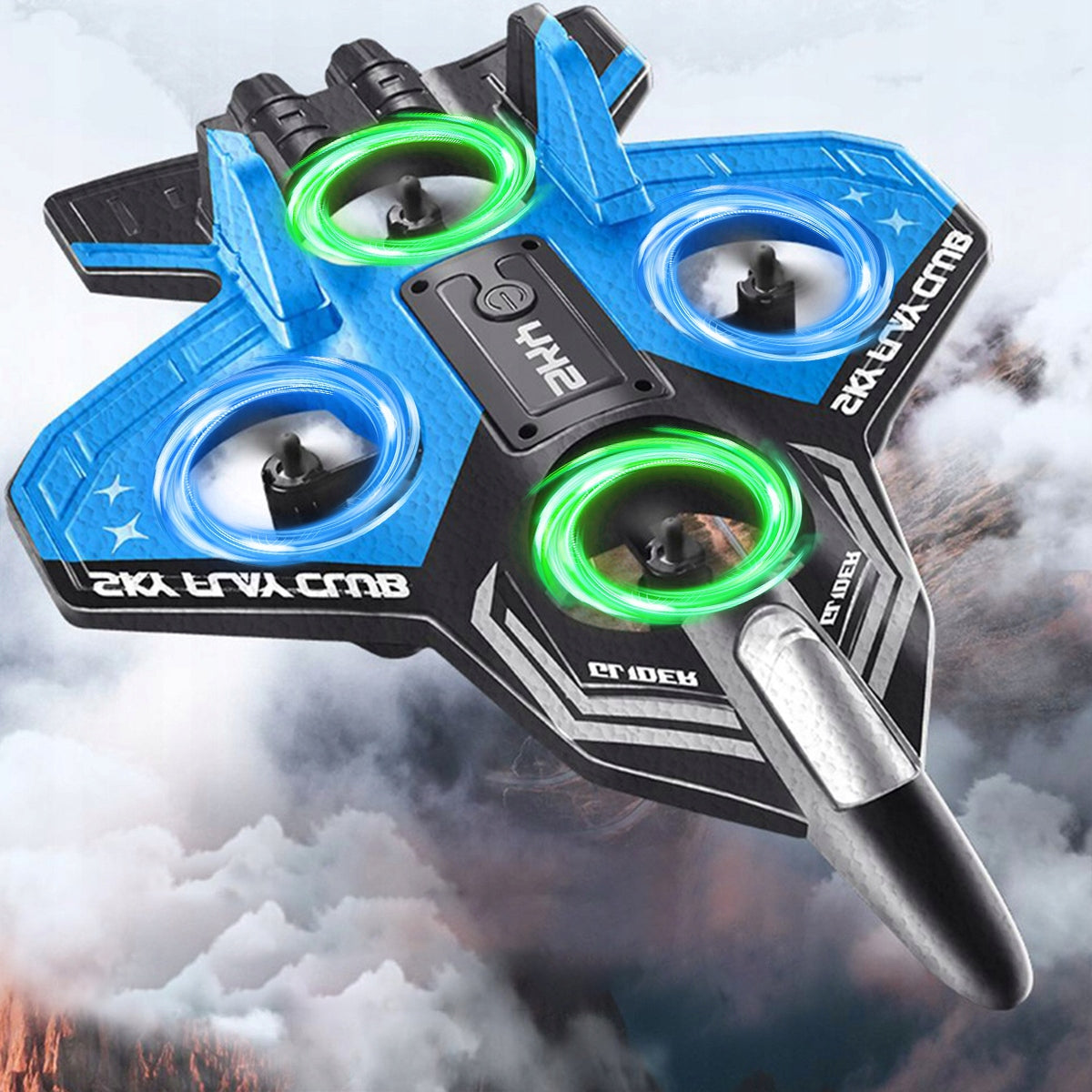 STYROFOAM AIRCRAFT REMOTE CONTROLLED WITH REMOTE CONTROL RC FLYING TOY YEARS Product weight with unit packaging 0.32 kg