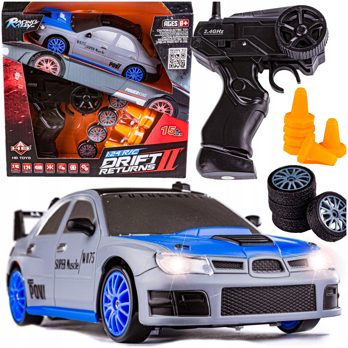 SUBARU IMPREZA RC Auto Remote Controlled Car for 4x4 DRIFT Remote Control