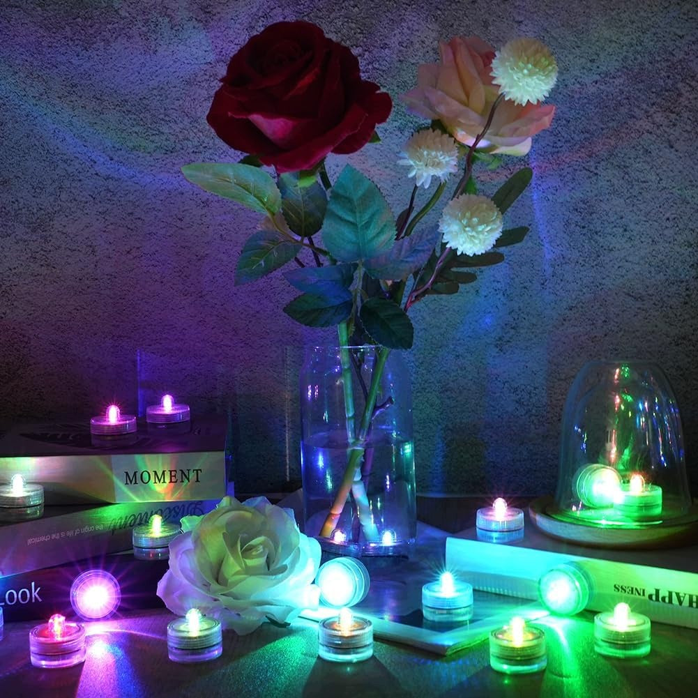 SUBMERSIBLE LED LIGHTS 12 PCS COLORFUL WATERPROOF IP68 POOL Manufacturer code LAMPKI LED ZATAPIALNE WODOSZCZELNE IP68
