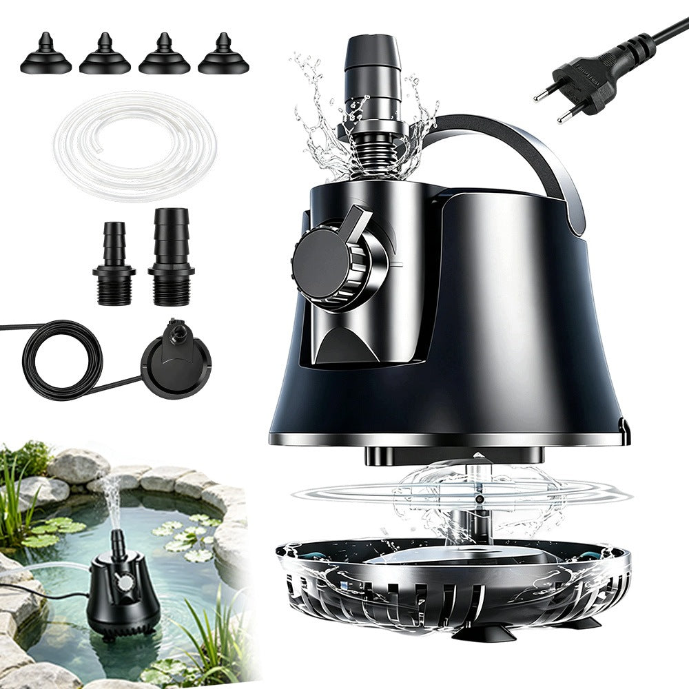 SUBMERSIBLE PUMP 25W 1500L/H AQUARIUM QUIET ADJUSTABLE HOSE 1,5M FOUNTAIN
