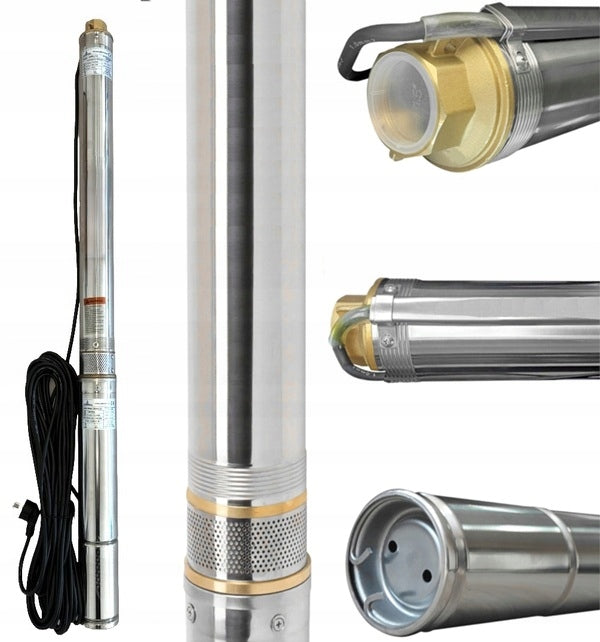SUBMERSIBLE PUMP 3" cable 20m ANTI-SAND MULTI-STAGE EFFICIENT STRONG!