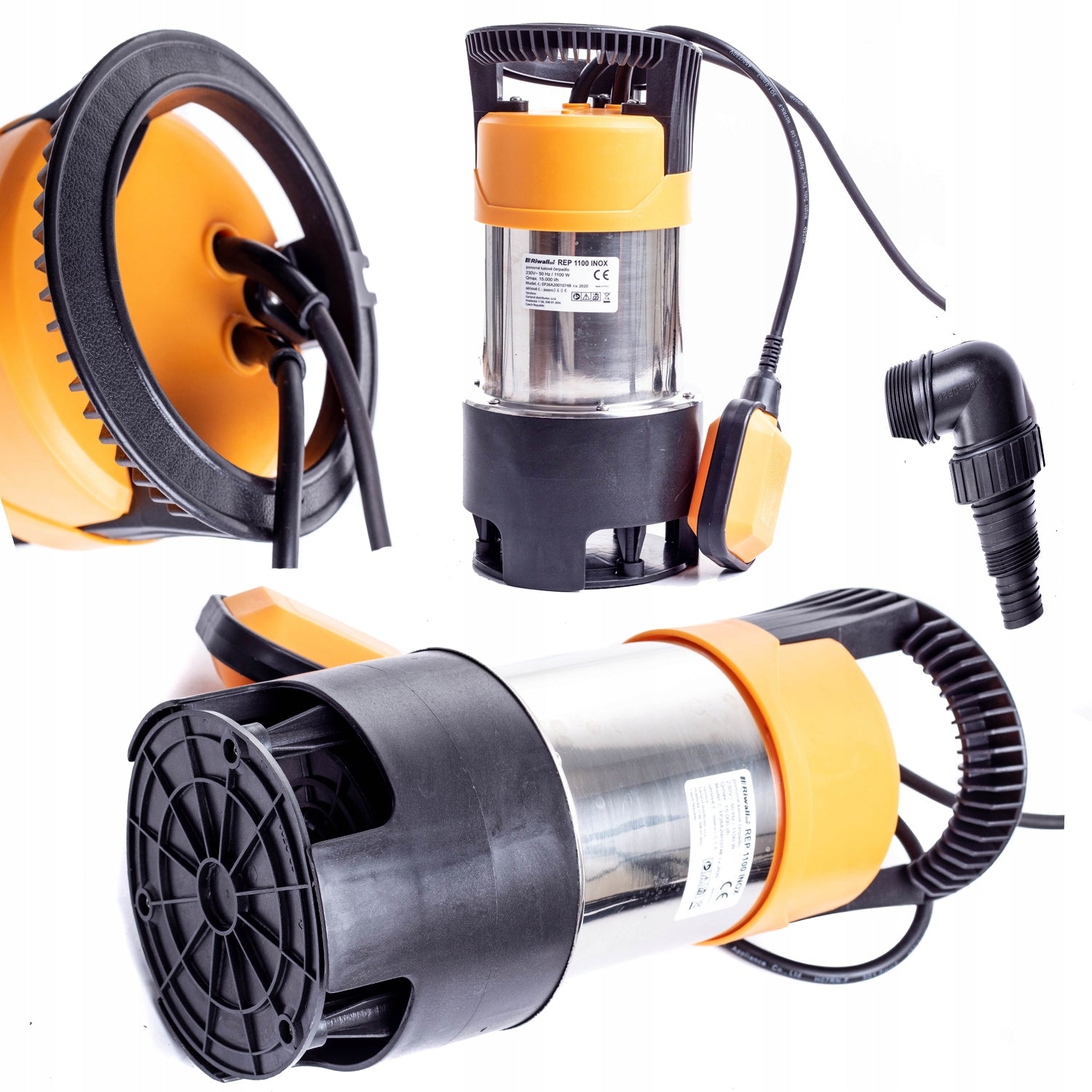 SUBMERSIBLE PUMP FOR CLEAN SEPTIC TANK RIWALL REP1100 INOX CZECH Manufacturer code REP1100 INOX