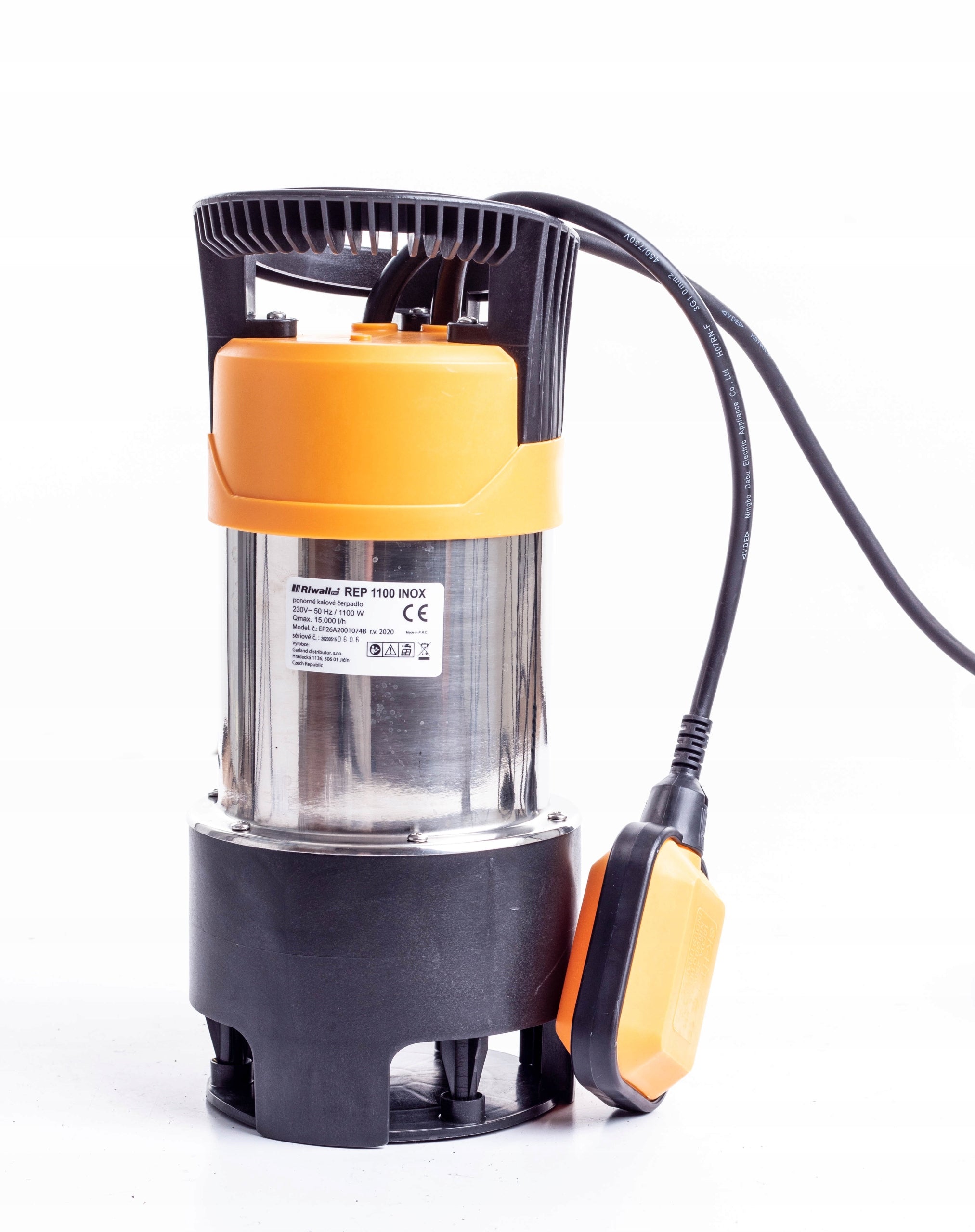 SUBMERSIBLE PUMP FOR CLEAN SEPTIC TANK RIWALL REP1100 INOX CZECH Pump type submersible