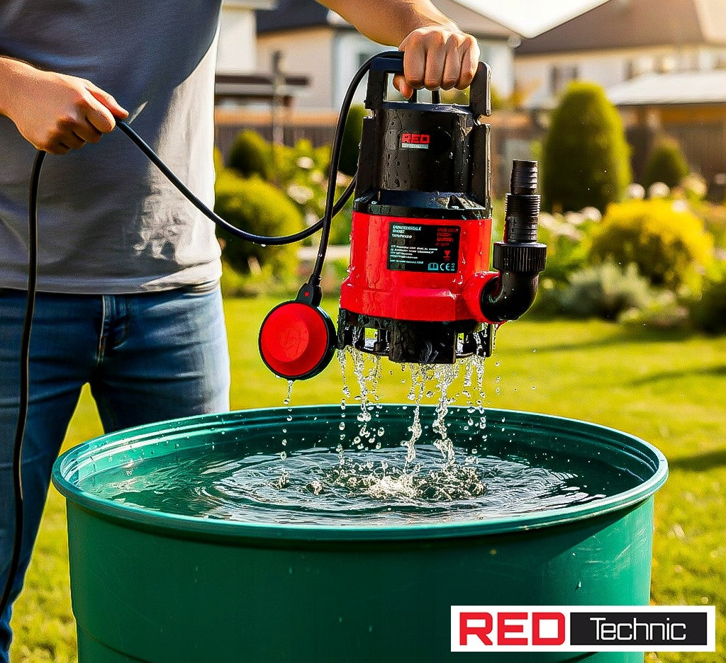 SUBMERSIBLE PUMP FOR CLEAN WATER DIRTY RAINWATER WITH FLOAT 1400W Product weight with unit packaging 3.5 kg