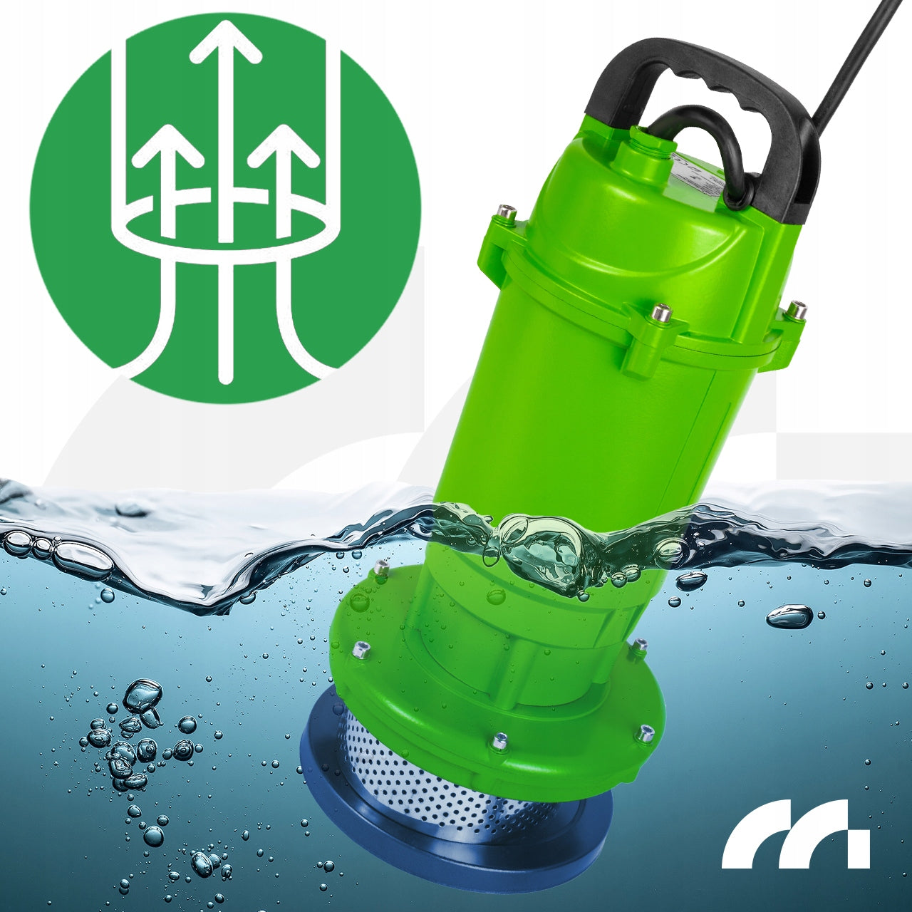 SUBMERSIBLE PUMP FOR DIRTY WATER CLEAN RAINWATER WELL 12000 l/h Certificates of conformity CE