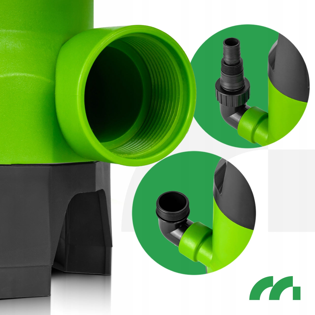 SUBMERSIBLE PUMP FOR DIRTY WATER CLEAN RAINWATER WELL FLOAT 13000 l/h Engine power 770 W