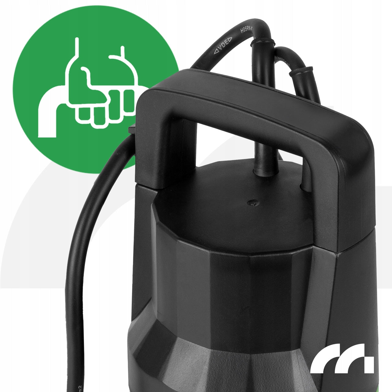 SUBMERSIBLE PUMP FOR DIRTY WATER CLEAN RAINWATER WELL FLOAT 13000 l/h Maximum pump output 13000 l/h