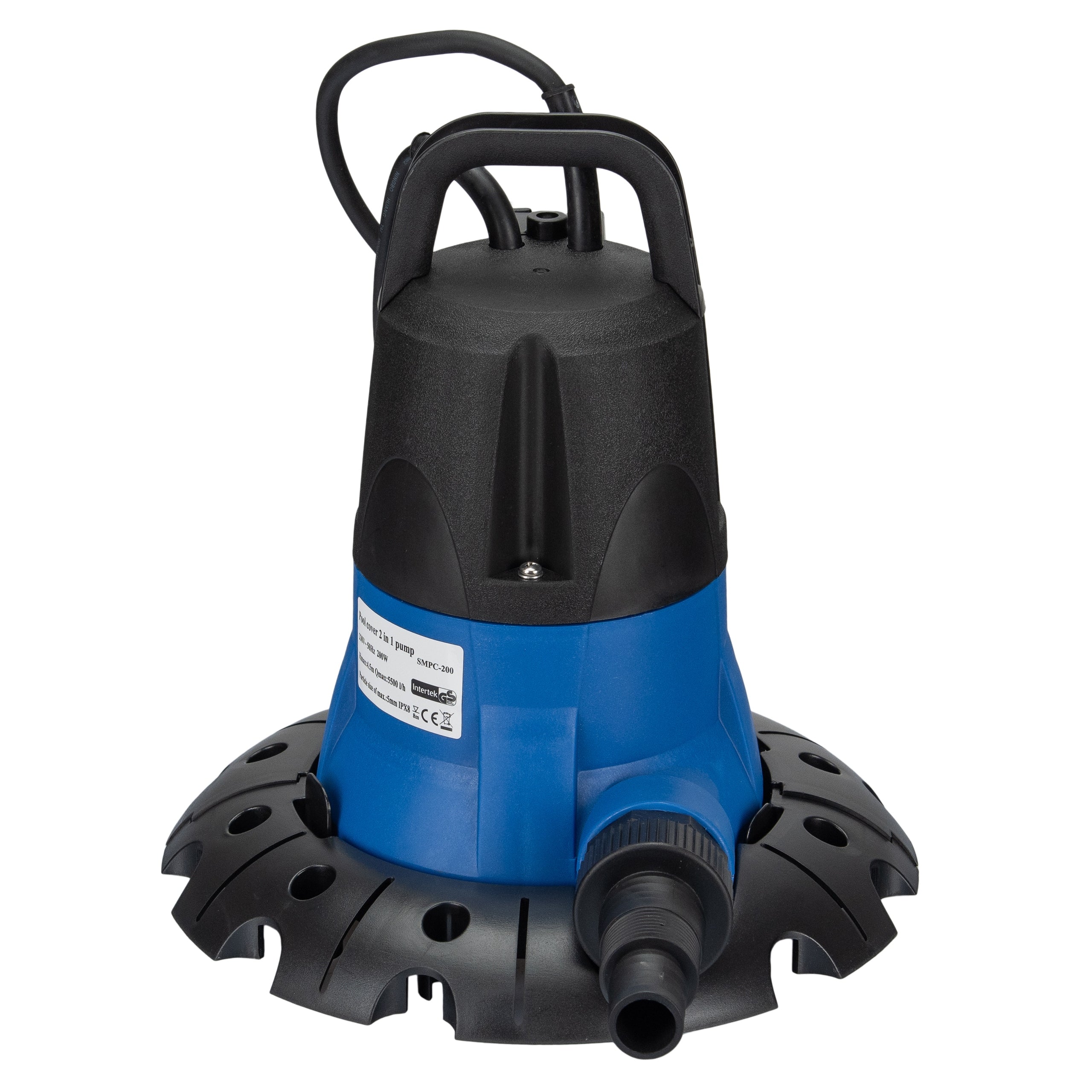 SUBMERSIBLE SHALLOW SUCTION PUMP FOR PUMPING OUT POOL WATER DRAINING 6000l/ Manufacturer code C0629