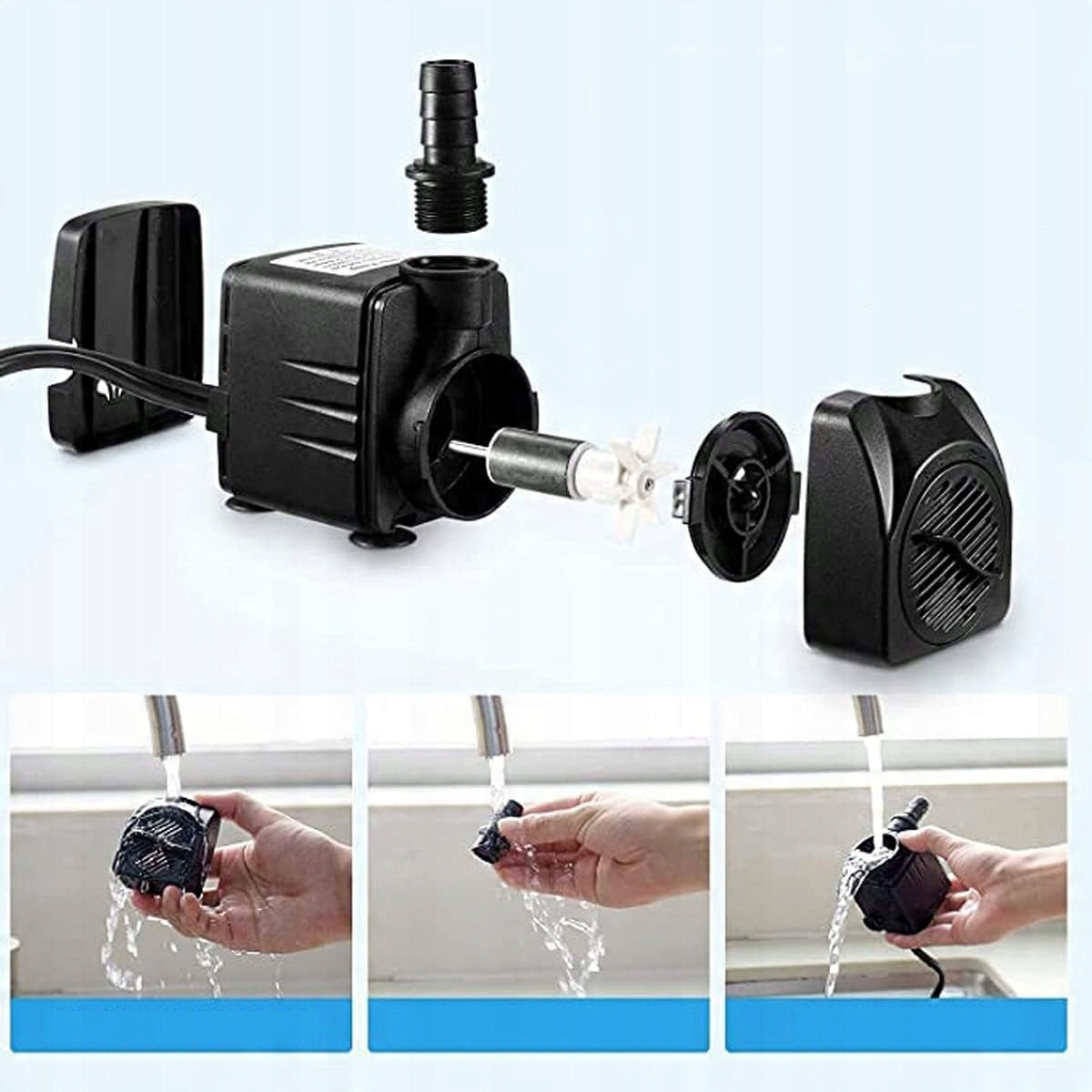 SUBMERSIBLE WATER PUMP 2000L/H 25W FOUNTAIN PUMP POND PUMP EAN (GTIN) 6974521716334