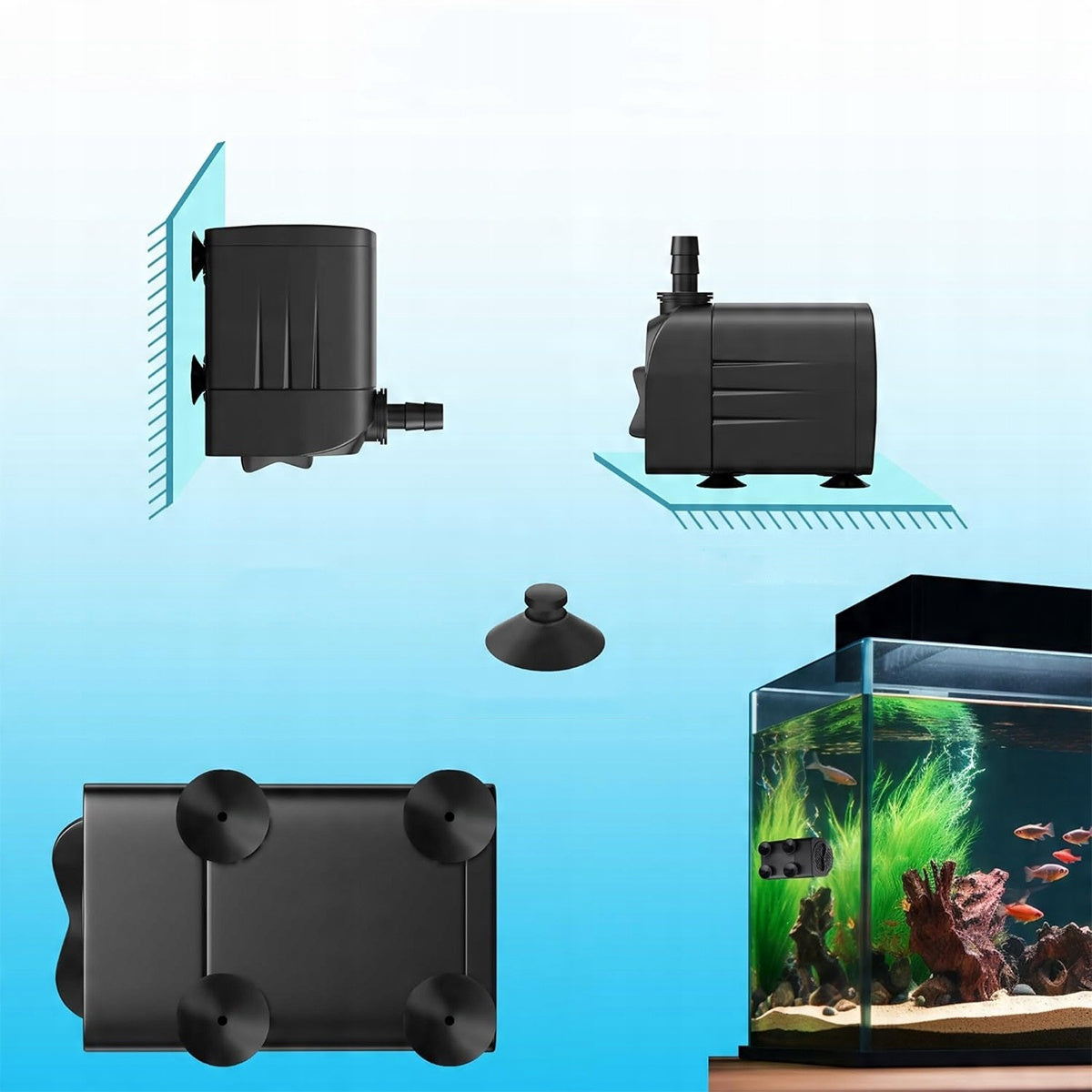 SUBMERSIBLE WATER PUMP 2000L/H 25W FOUNTAIN PUMP POND PUMP Manufacturer code 6974715552809