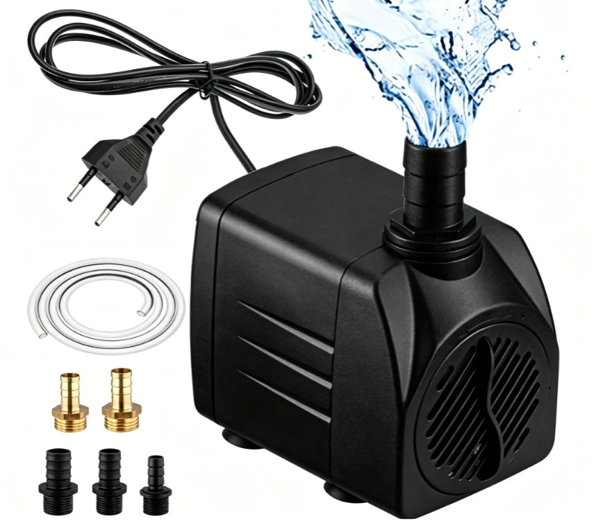 SUBMERSIBLE WATER PUMP 2000L/H 25W FOUNTAIN PUMP POND PUMP