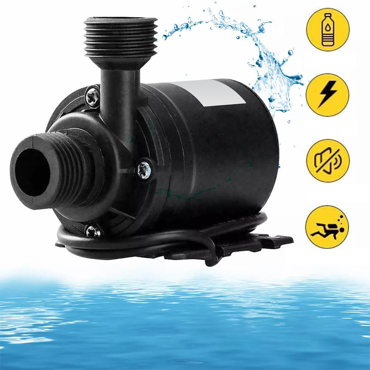 SUBMERSIBLE WATER PUMP CIRCULATING PUMP FOR FOUNTAIN WATER 800L/H 19W Manufacturer no brand