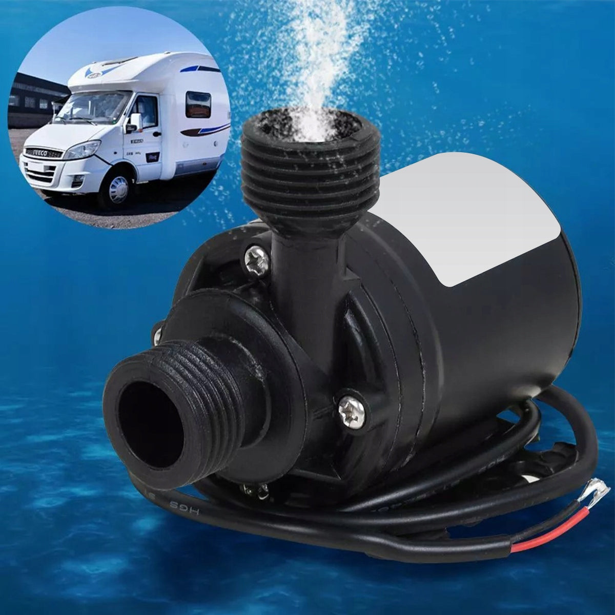 SUBMERSIBLE WATER PUMP CIRCULATING PUMP FOR FOUNTAIN WATER 800L/H 19W Packaging status original