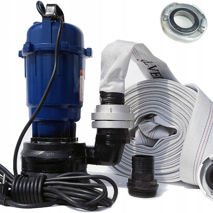 SUBMERSIBLE WATER PUMP SEWAGE SEPTIC TANK STRONG 550W 18000 L/H HOSE INCLUDED