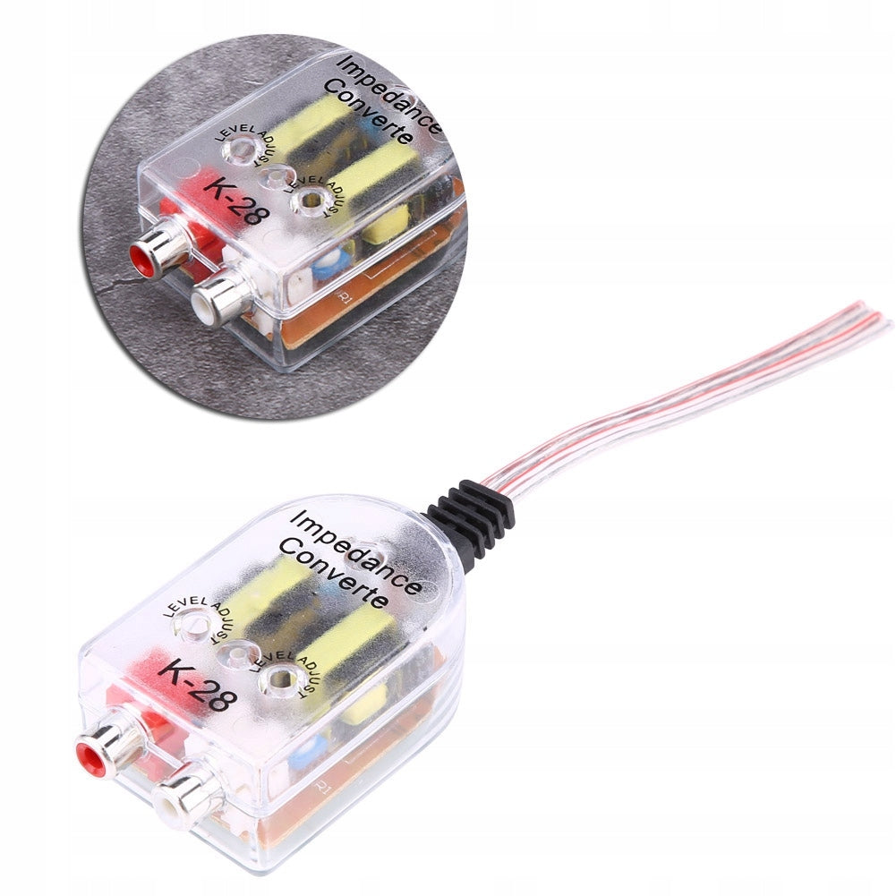 SUBWOOFER CONVERTER AUDIO AMPLIFIER FOR CAR CD PLAYER VCD DVD Packaging status original