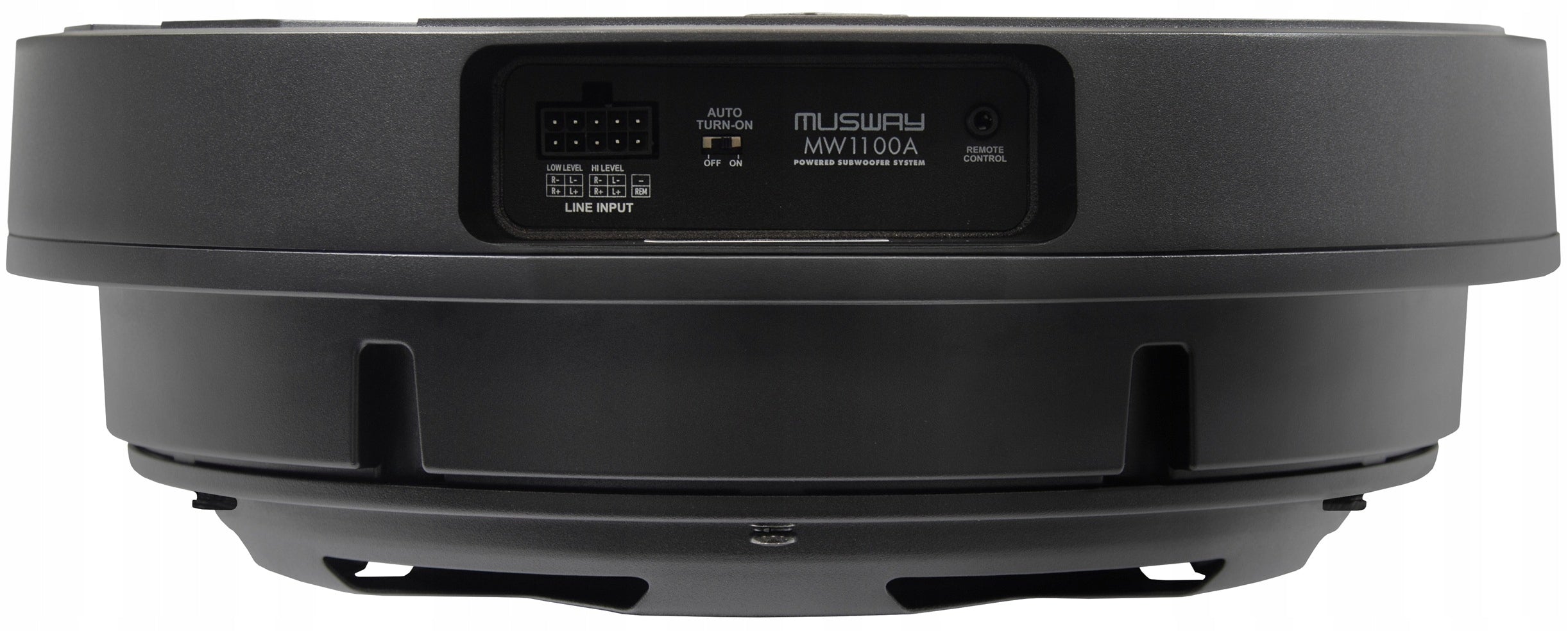 SUBWOOFER MUSWAY MW1100A IN SPARE WHEEL 28cm 300W | REMOTE CONTROL | POWERFUL ACTIVE Model MW1100A