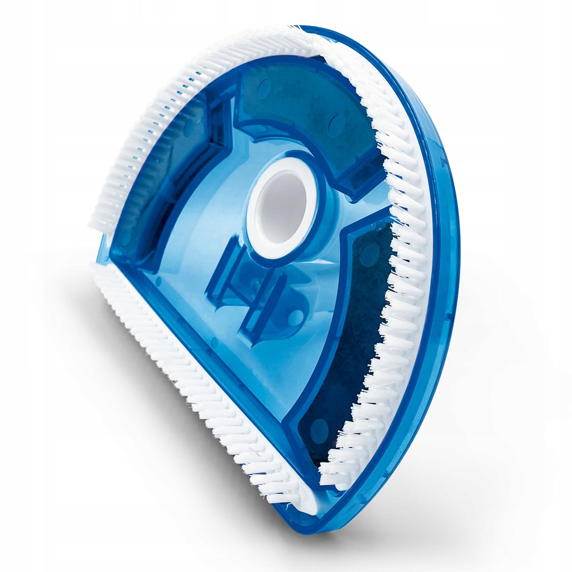 SUCTION BRUSH HEAD FOR CLEANING THE POOL BASIN BOTTOM MESH 27CM OVAL Batteries included no