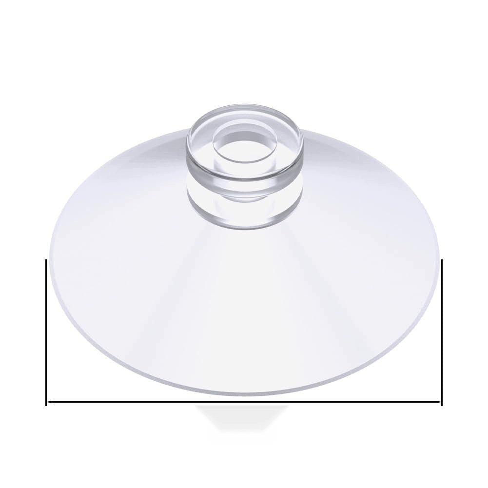 SUCTION CUP 12 PIECES 30 MM DOUBLE-SIDED WITH THREAD M5 TRANSPARENT STRONG Brand no brand