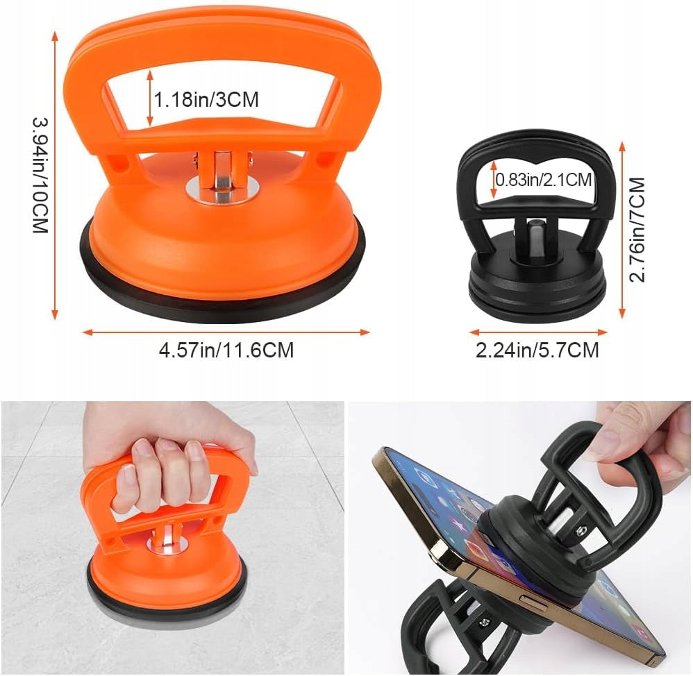 SUCTION CUP 3 PIECES LARGE SMALL STRONG SET FOR DENT REMOVAL Brand no brand