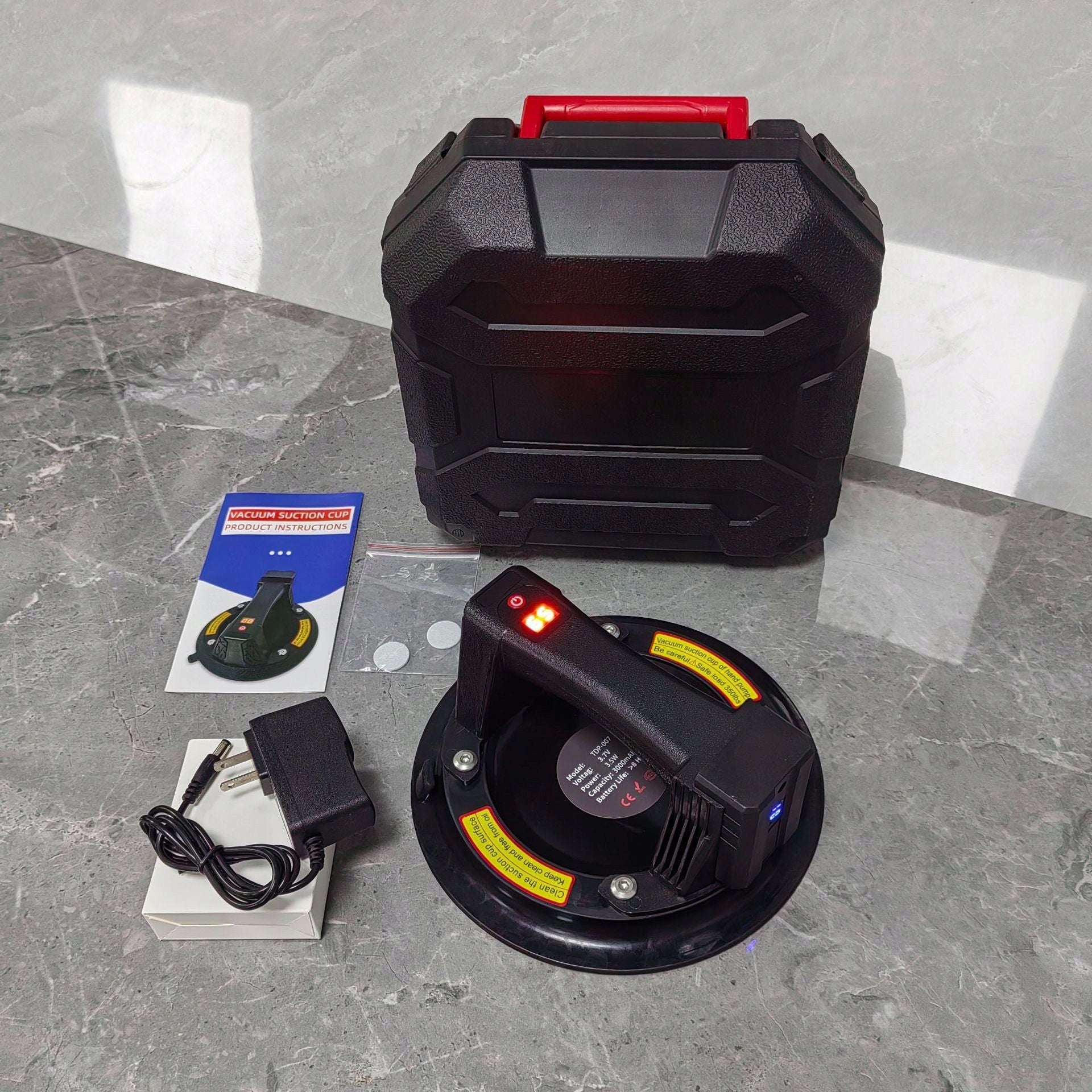 SUCTION CUP FOR TILES VACUUM SUCTION CUP HOLDER FOR STONEWARE TILES MAX 200KG Batteries included yes