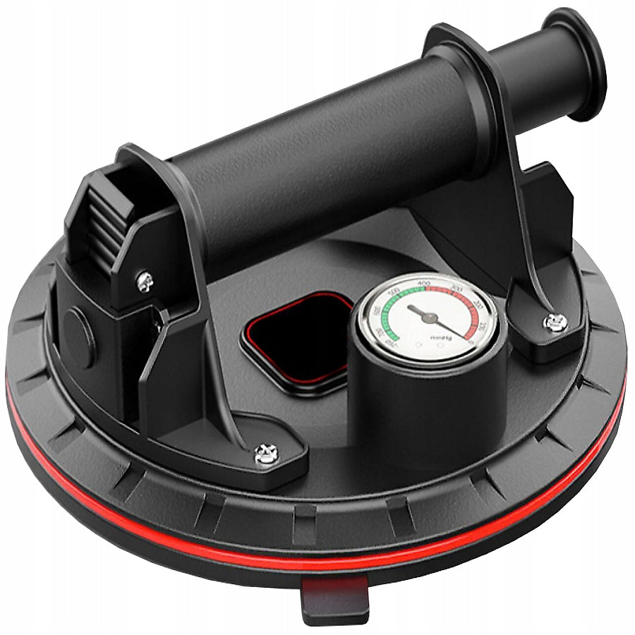 SUCTION CUP HOLDER WITH PRESSURE GAUGE FOR MECHANICAL TILE GLAZE 300KG