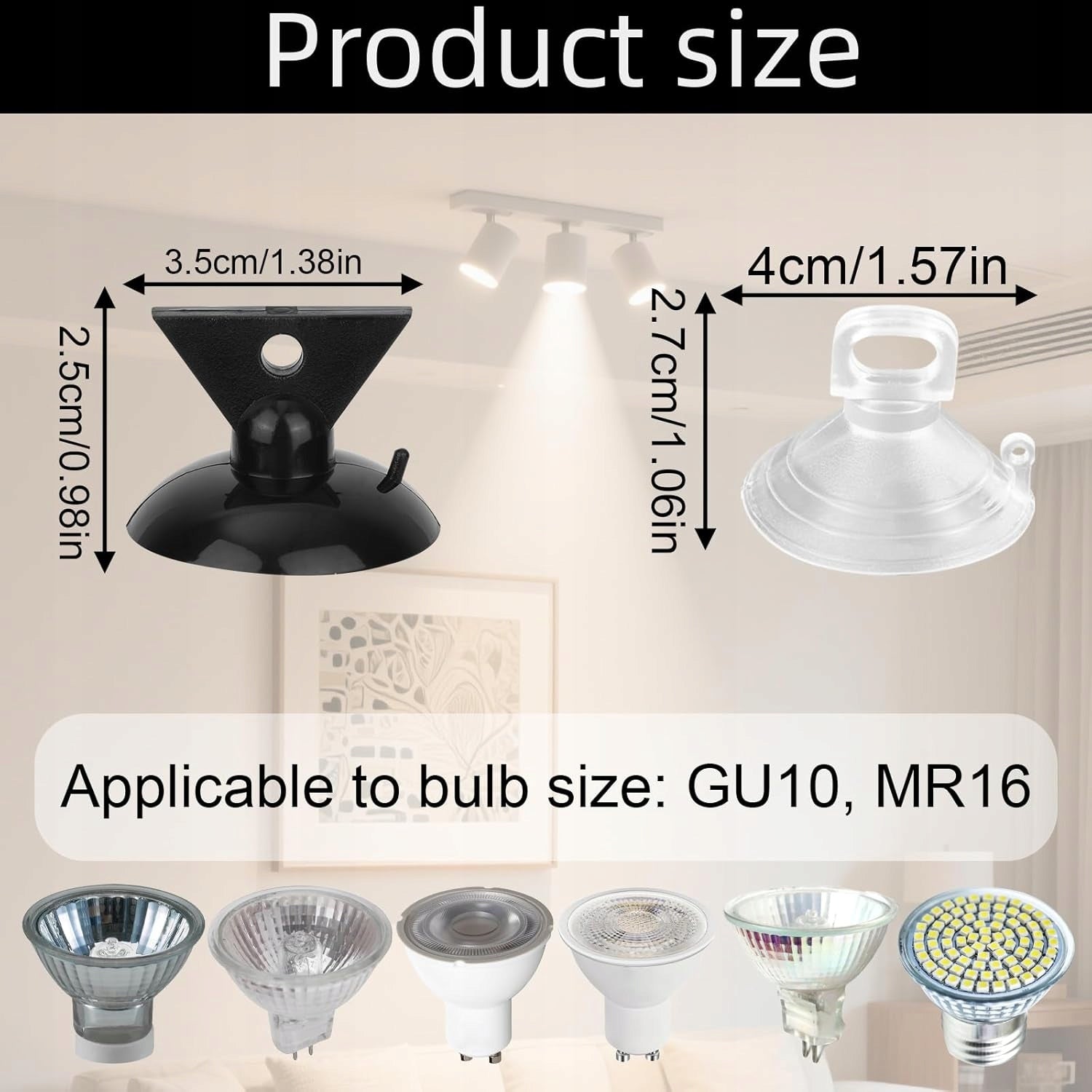 SUCTION CUPS 12PCS BULB REMOVAL TOOLS TWO SIZES CONVENIENT Brand no brand