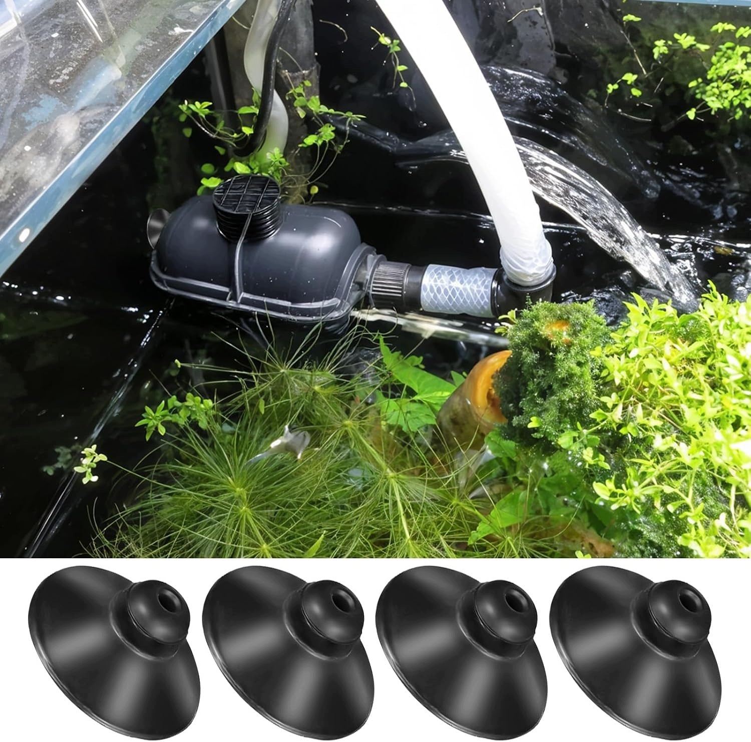 SUCTION CUPS 20 PIECES AQUARIUM SILICONE STRONG RUBBER SET Disc diameter (mm) other