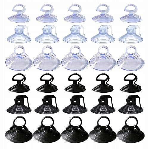SUCTION CUPS FOR WINDOWS 30 PIECES PLASTIC CAR UMBRELLA