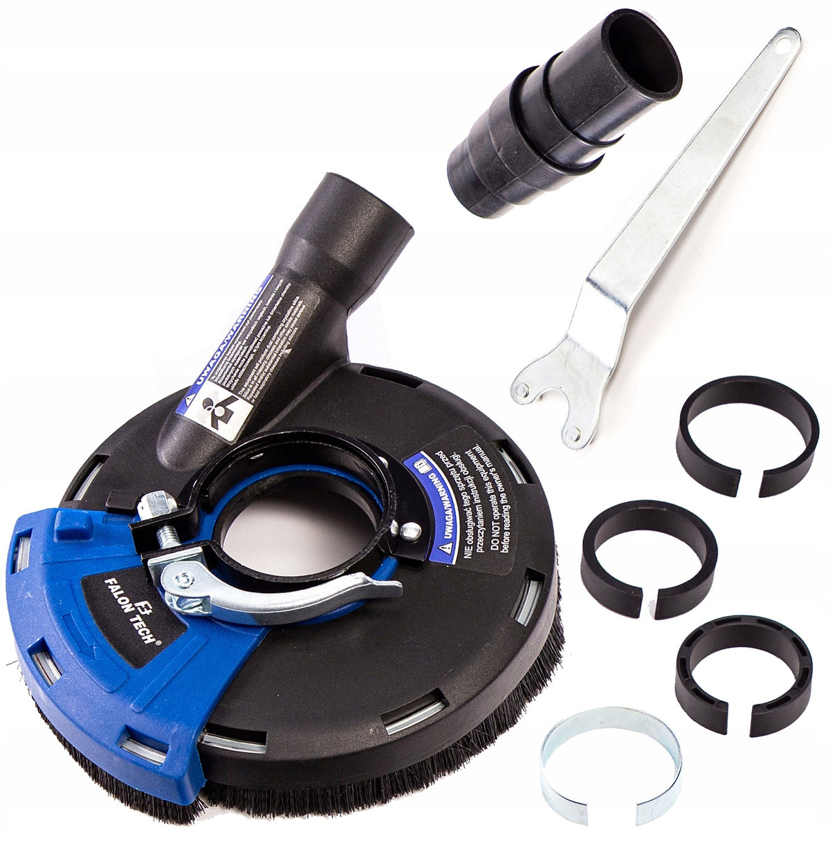 SUCTION DUST COVER FOR ANGLE GRINDER 115-125 + TWO DISCS EAN (GTIN) 5902600723288