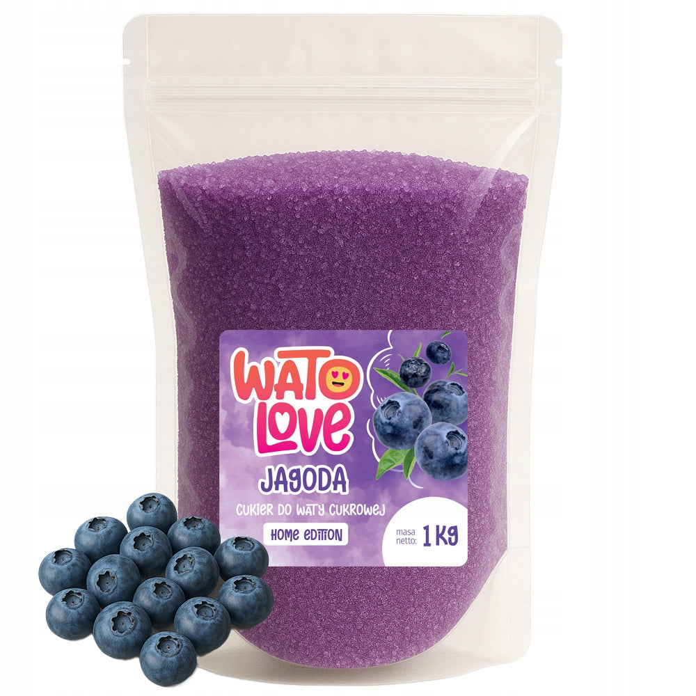 SUGAR FOR COTTON CANDY Colorful Flavored for Blueberry Sticks 1kg