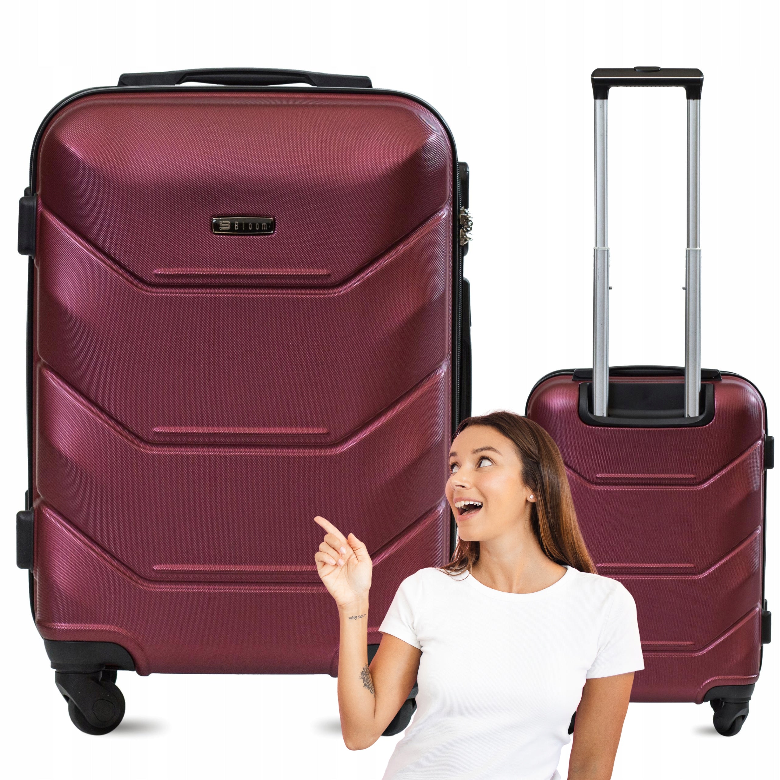 SUITCASE BLOOM "M" 20 SMALL HANDY TRAVEL CABIN 15 COLORS PREMIUM