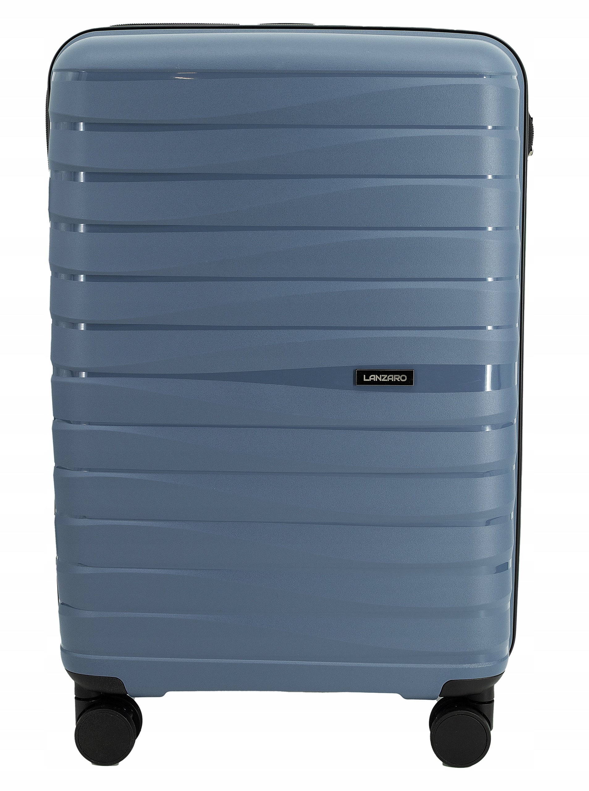 SUITCASE LARGE PP POLYPROPYLENE TRAVEL WHEELS LIGHT LUGGAGE 91L TSA 4 COLORS
