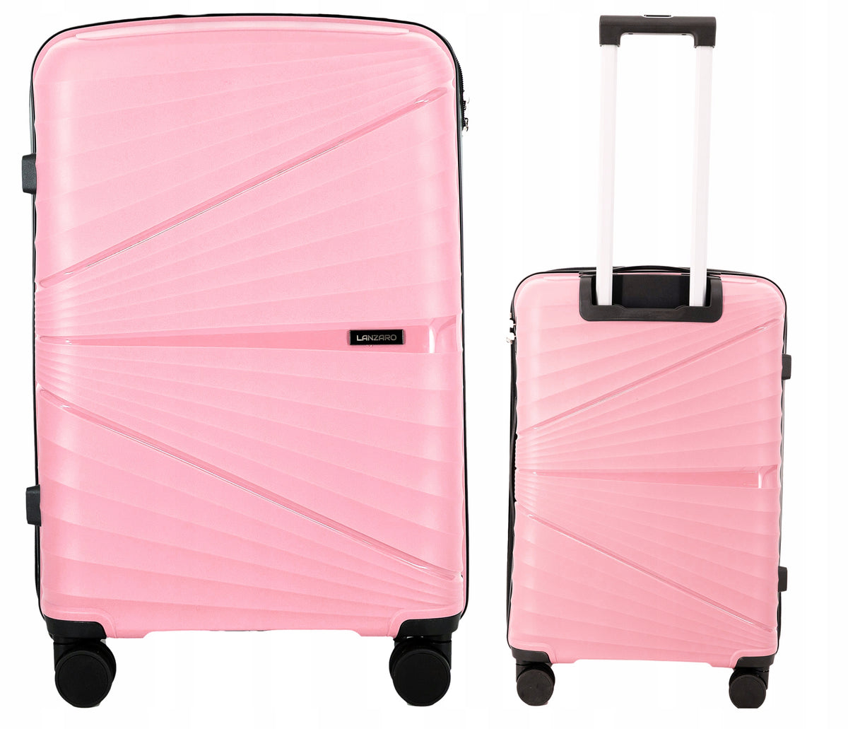 SUITCASE LARGE XL TRAVEL 89L 4 WHEELS LIGHT LUGGAGE POLYPROPYLENE TSA 4 COLORS Manufacturer code PP082