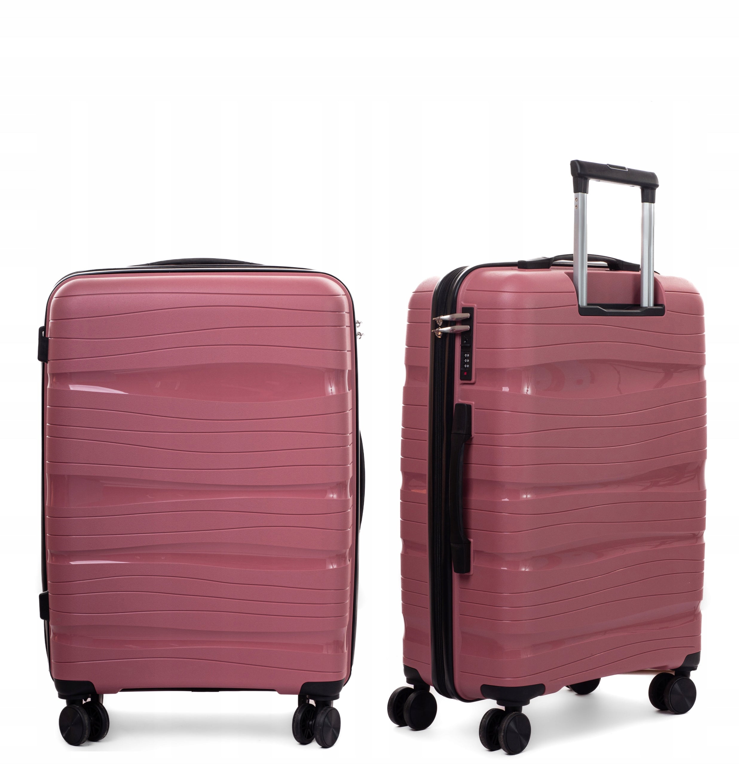 SUITCASE LARGE XXL INDESTRUCTIBLE RGL DOUBLE WHEELS POLYPROPYLENE LUGGAGE Model xPP3 XXL