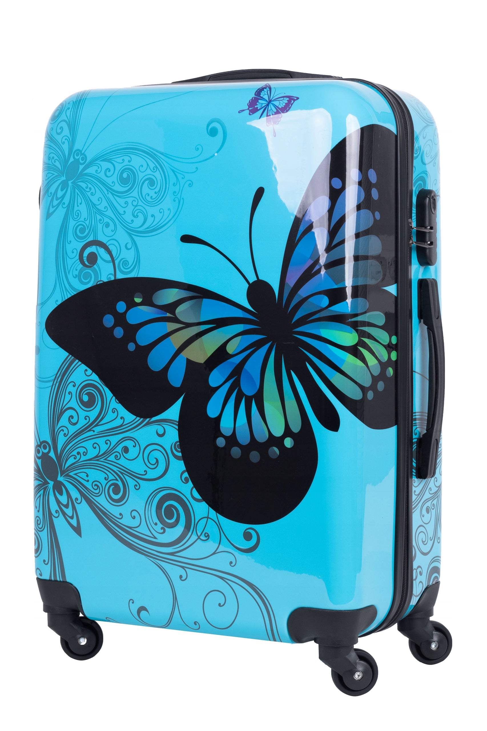 SUITCASE MEDIUM TRAVEL WHEELS BAGIA 20 X XL PATTERN Height 67 cm