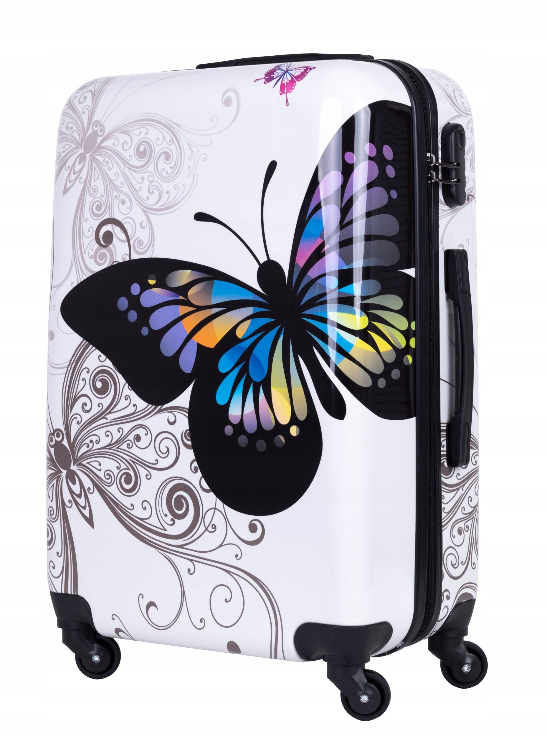 SUITCASE MEDIUM WHEELS LUGGAGE TRAVEL BAG STRONG LARGEST PREMIUM 65 L XL Depth (shorter edge) 25 cm