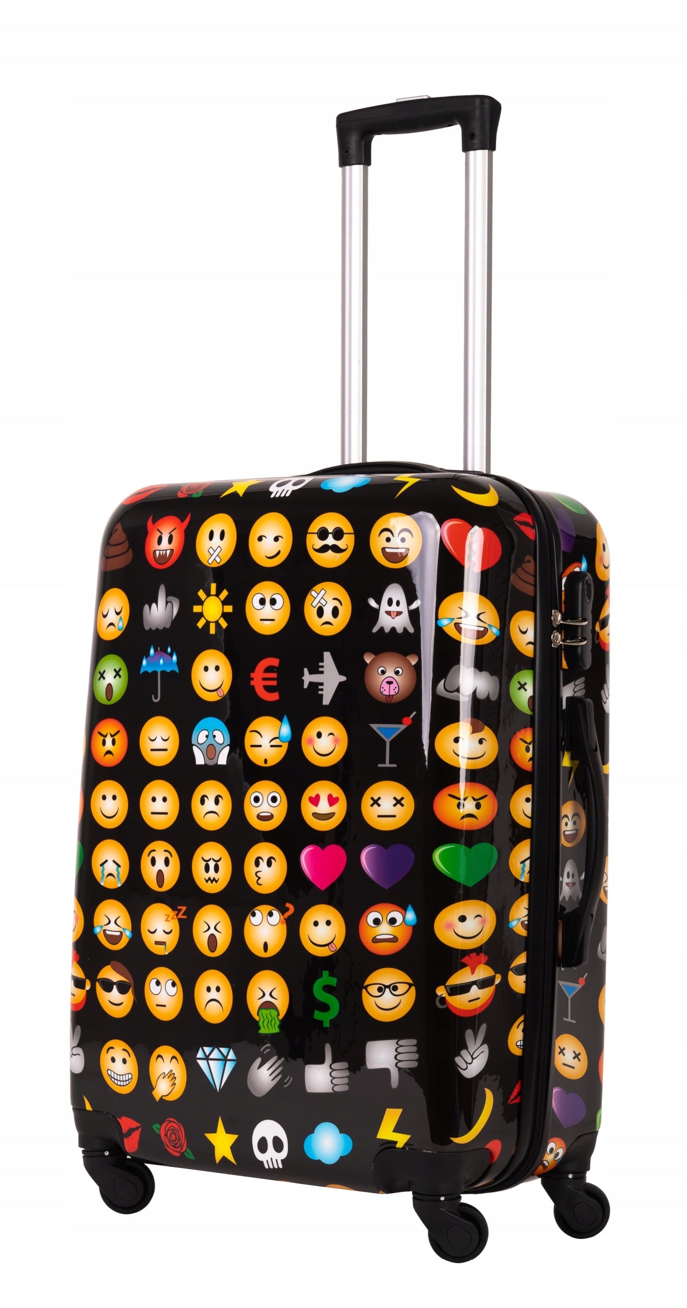 SUITCASE MEDIUM WHEELS LUGGAGE TRAVEL BAG STRONG LARGEST PREMIUM 65 L XL Packaging status original