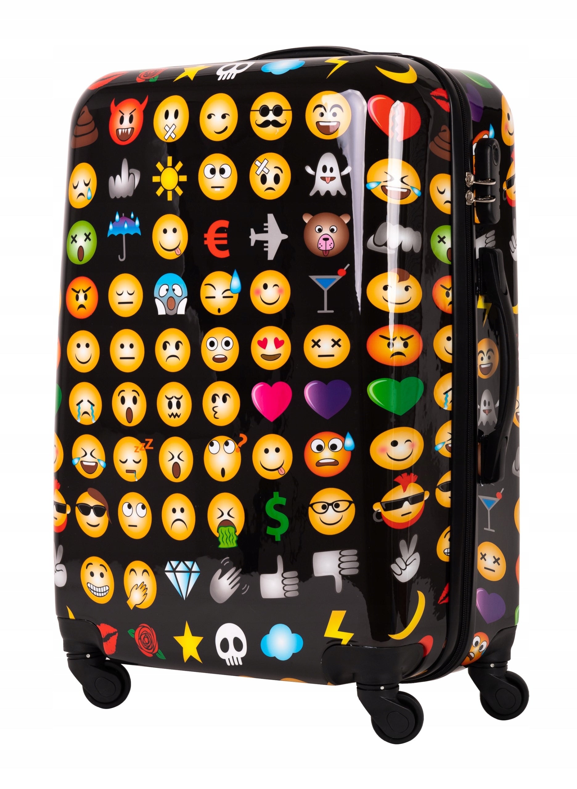 SUITCASE MEDIUM WHEELS LUGGAGE TRAVEL BAG STRONG LARGEST PREMIUM 65 L XL