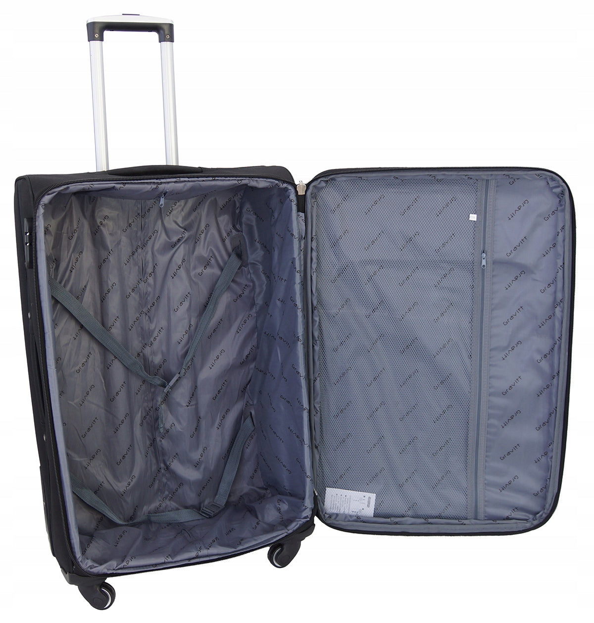 SUITCASE ON WHEELS LUGGAGE MEDIUM XL MODEL 1702-1 Height 66 cm
