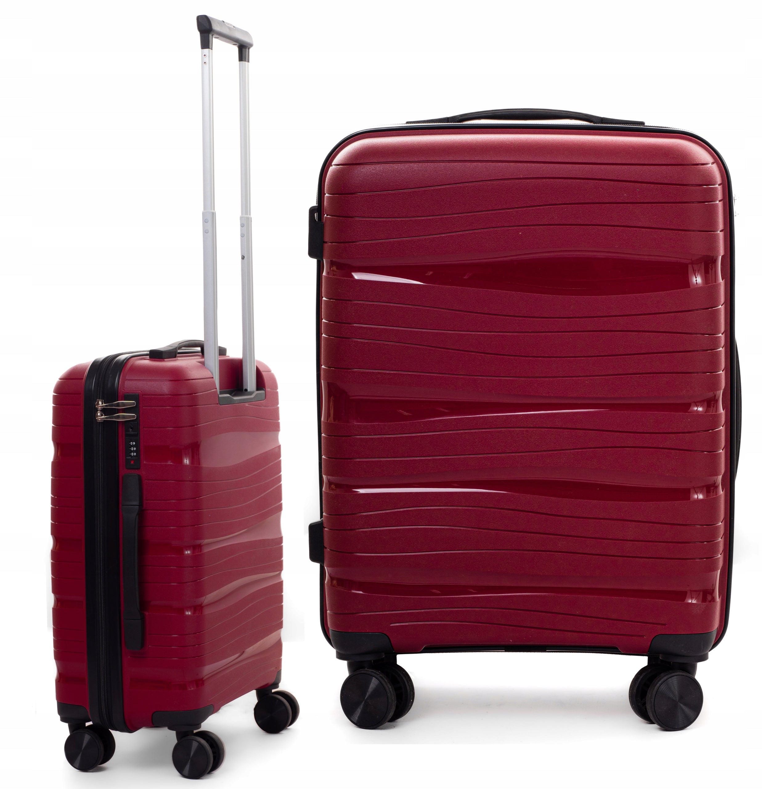 SUITCASE SMALL INDESTRUCTIBLE CABIN RGL 4 DOUBLE WHEELS POLYPROPYLENE Model xyPP3 L RGL
