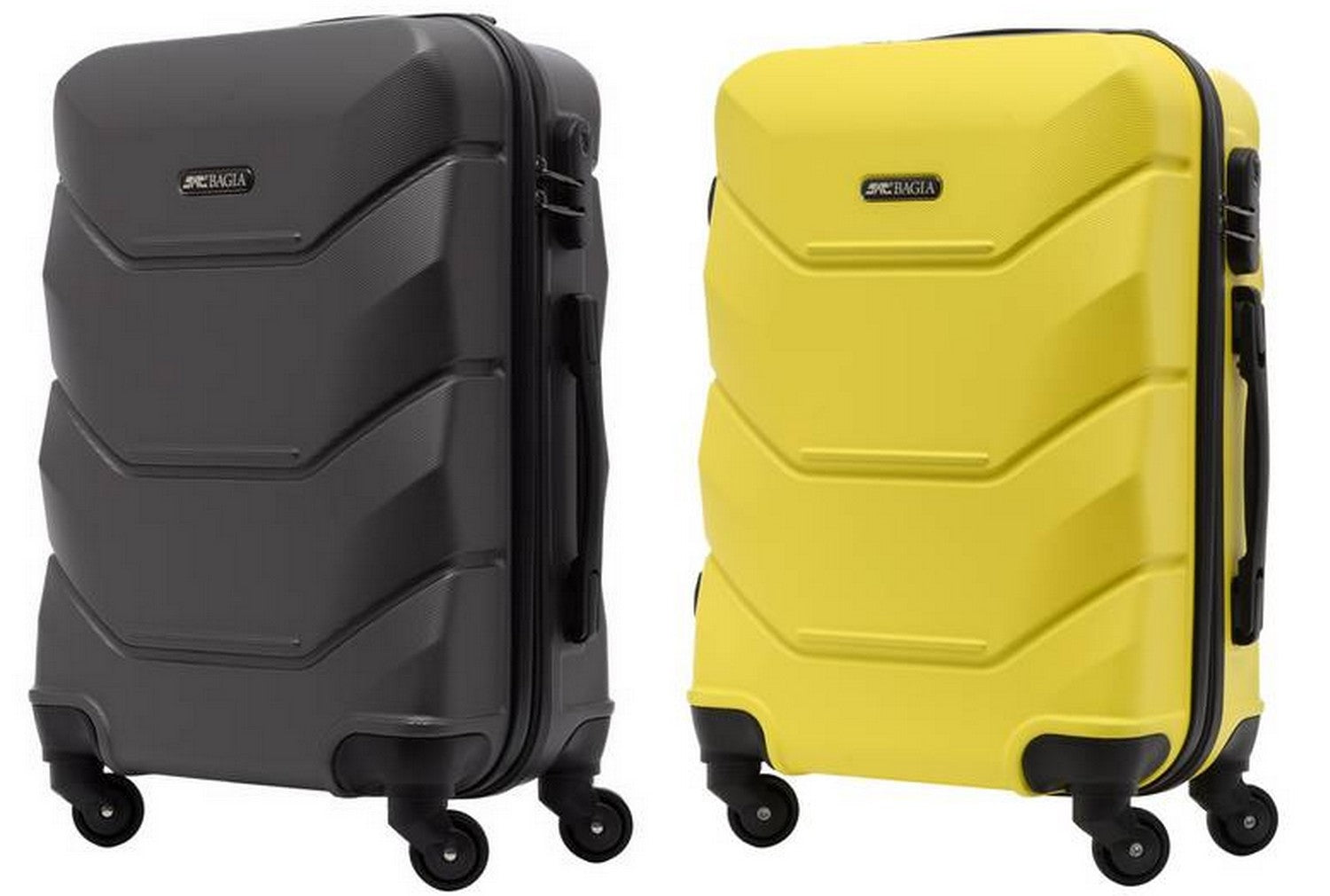 SUITCASE SMALL TRAVEL BAG CIRCLE LUGGAGE EXCLUSIVE 55X37X20 PREMIUM Brand Bagia