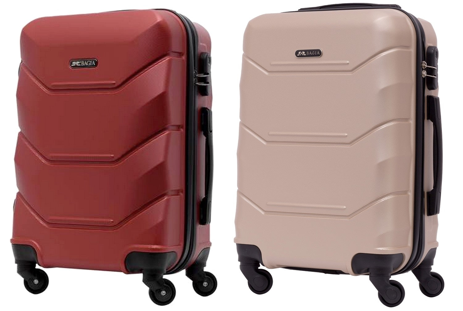 SUITCASE SMALL TRAVEL BAG CIRCLE LUGGAGE EXCLUSIVE 55X37X20 PREMIUM Manufacturer code 8088