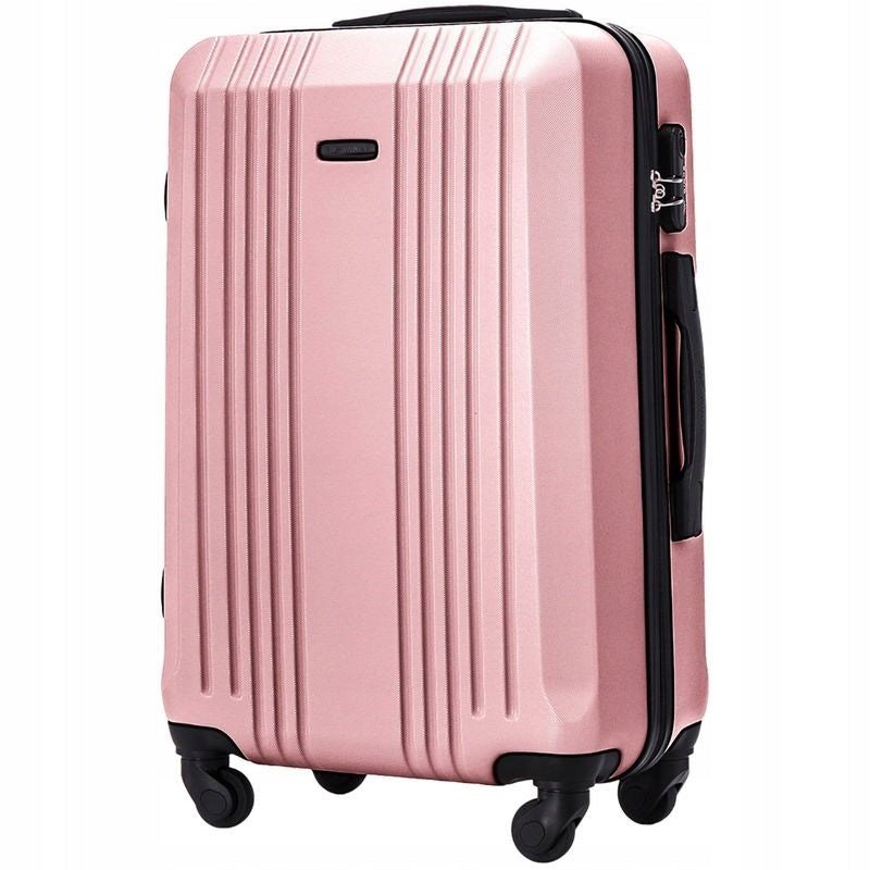 SUITCASE WINGS MEDIUM 24" ABS 4 WHEELS KESTREL 63L ROSE GOLD EAN (GTIN) 5906501803049