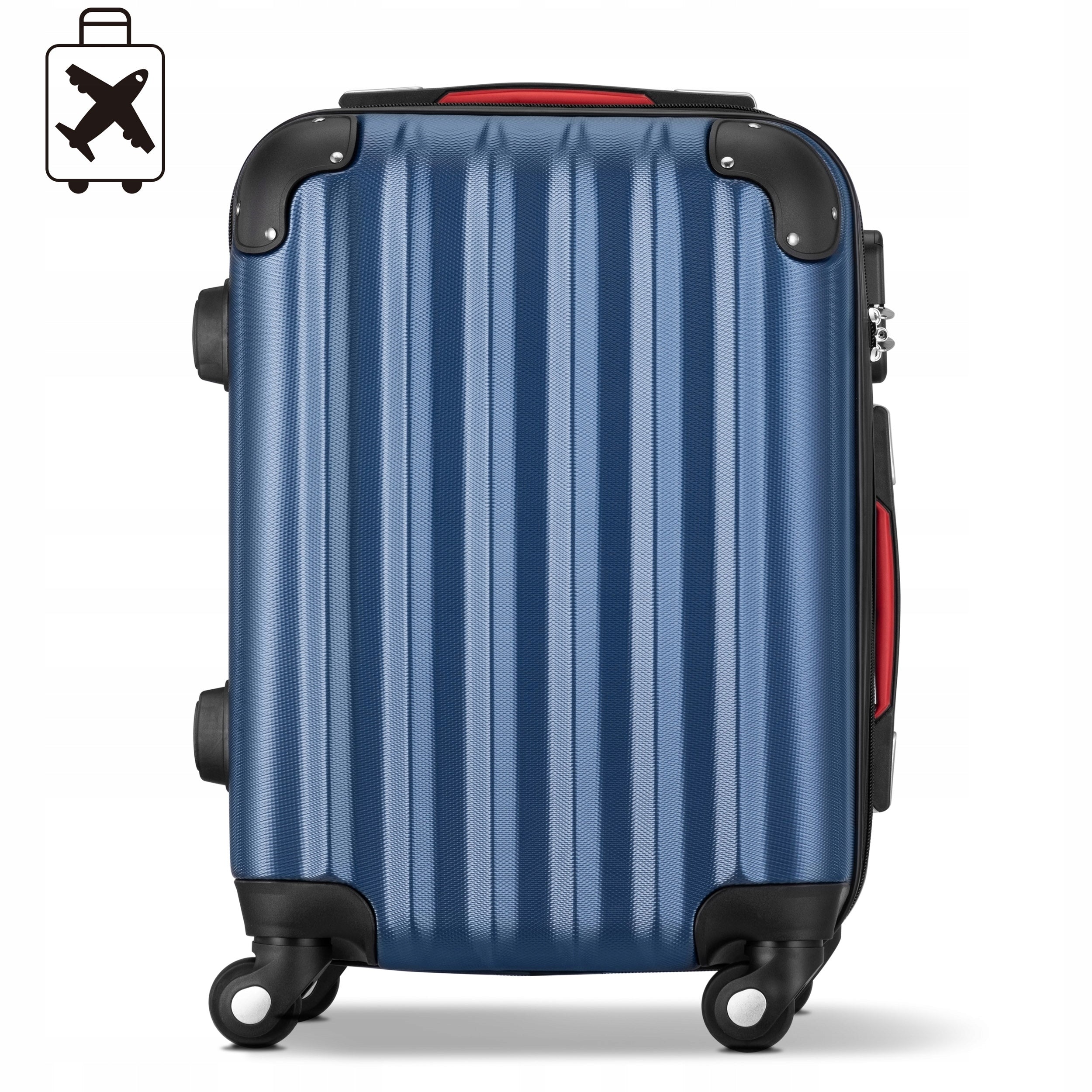 SUITCASES SET OF TRAVEL SUITCASES LUGGAGE SUITCASE ON WHEELS SET ABS 3IN1 Width (longer edge) 48 cm