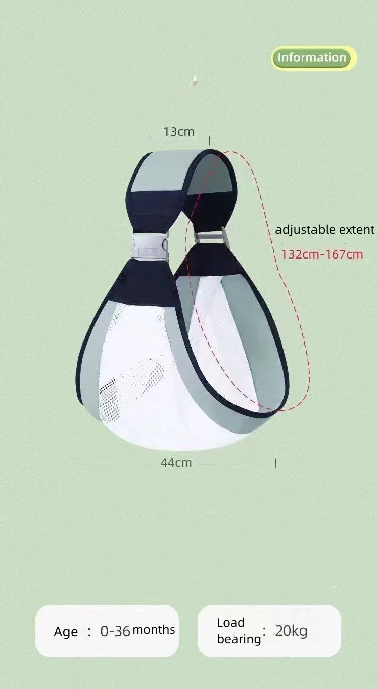 SUMMER CARRIER NET FOR BABY ERGONOMIC HIP CARRIER UP TO 20KG Manufacturer code NOSIDEŁKO NA LATO Z SIATKĄ PRZEWIEWNE